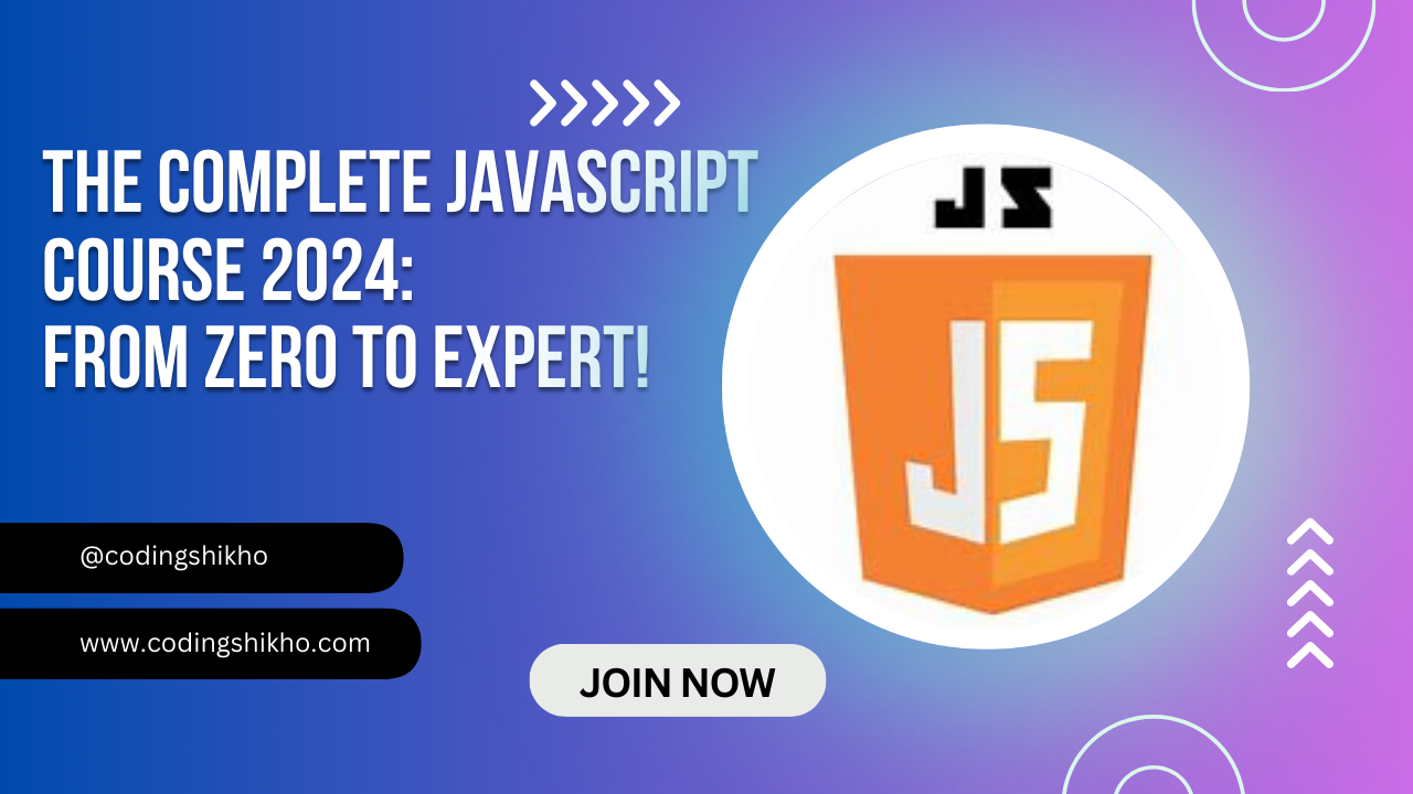 The Complete JavaScript Course 2024: From Zero to Expert!